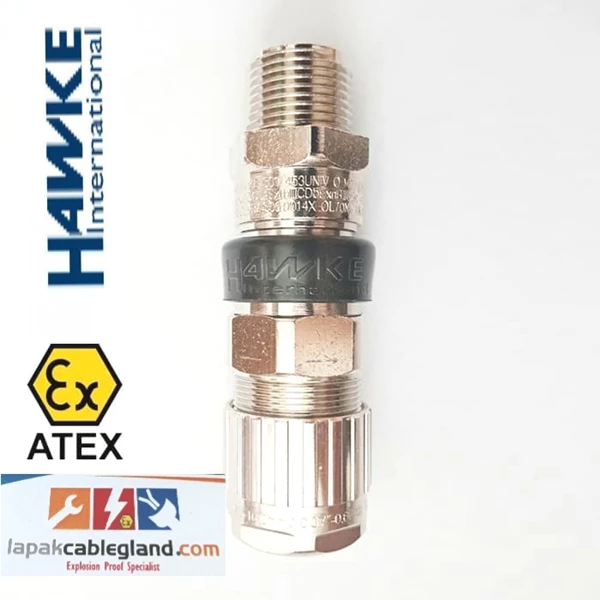 Exd Flameproof Cable Gland HAWKE 501/453/UNIV/O/M20 size M20 SWA armor UNIV Brass Nickel Plated 