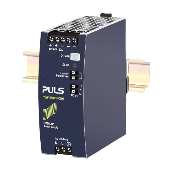 DIN Rail Power Supply Industri 24Vdc 10A brand: PULS (Germany) type: CP10.241
