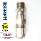 Exd Flameproof Cable Gland HAWKE 501/453/RAC/O/M20 size M20 SWA armor Brass Nickel Plated 1