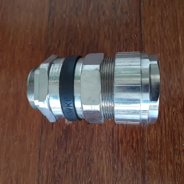 Exd Flameproof Cable Gland HAWKE 501/453/RAC/C2/M40 size M40 SWA armor Brass Nickel Plated 