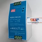 Din Rail Power Supply Industri 24Vdc MEANWELL 10A 240W NDR-240-24 untuk panel automation phoenix weidmuller omron 1