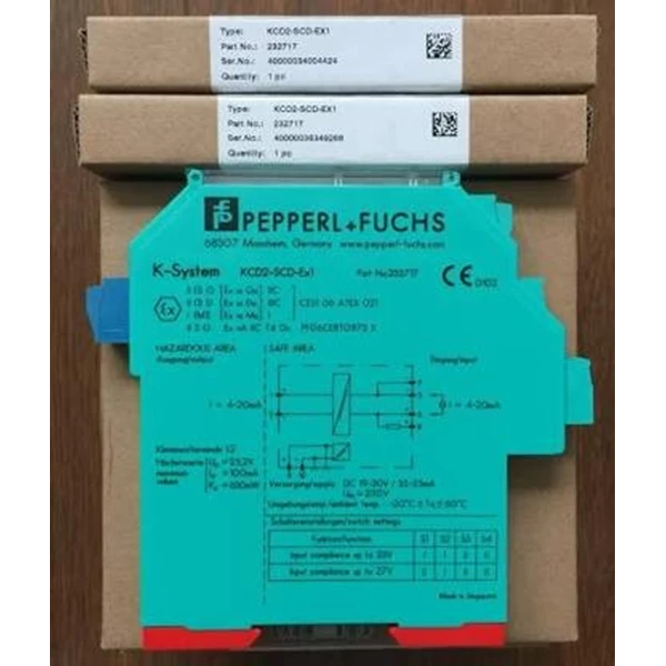 Safety IS Barrier PEPPERL+FUCHS KCD2-STC-EX1 utk Analog Input AI Safety relay