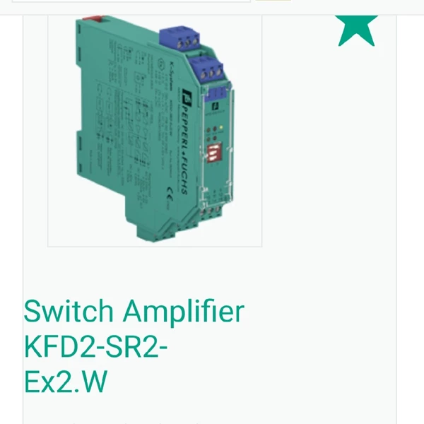 Safety Barrier IS 2-channels PEPPERL+FUCHS KFD2-SR2-EX2.W utk Digital Input (DI)  Switch Amplifier Safety relay  