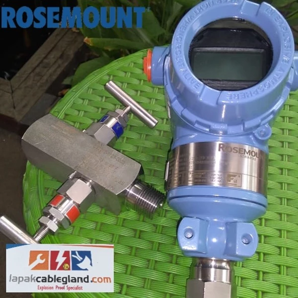 Pressure Transmitter ROSEMOUNT 3051TG3 new with 2way manifold