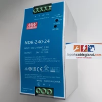 DIN Rail Power Supply MEANWELL 10A 24Vdc 240W NDR-240-24