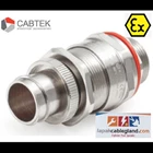 Exproof Conduit Cable Gland size 3/4&quotNPT CABTEK 25 A2FFC 3/4&quotNPT Flexible Conduit Fitting Brass Nickel Plated hawke cmp 1