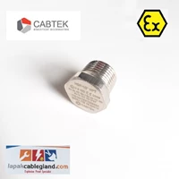 Exproof Stopping Plug Cable Gland size M25 CABTEK HSP M25 c/w locknut & washer cmp hawke