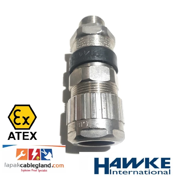 Exd Flameproof Cable Gland HAWKE 501/453/UNIV/A/M20 size M20 SWA armor Brass Nickel Plated 