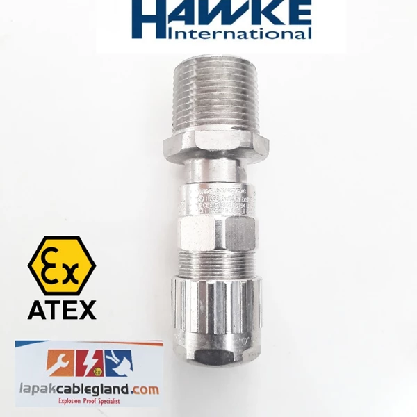 Exd Flameproof Cable Gland HAWKE 501/453/RAC/O size 3/4"NPT SWA armour Brass Nickel Plated 