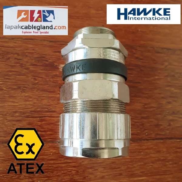 Exd Flameproof Cable Gland HAWKE 501/453/UNIV/C2/M40 size M40 SWA armor Brass Nickel Plated 